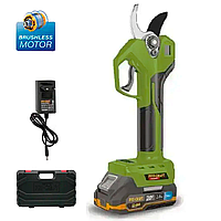 Секатор аккумуляторный Procraft ES-32Li безщеточный диаметр резки 35 мм батарея 20 В 2.0 Ач в кейсе