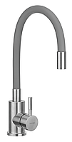 Змішувач кухонний MONRO з нержавіючої сталі ESA 7393 сірий