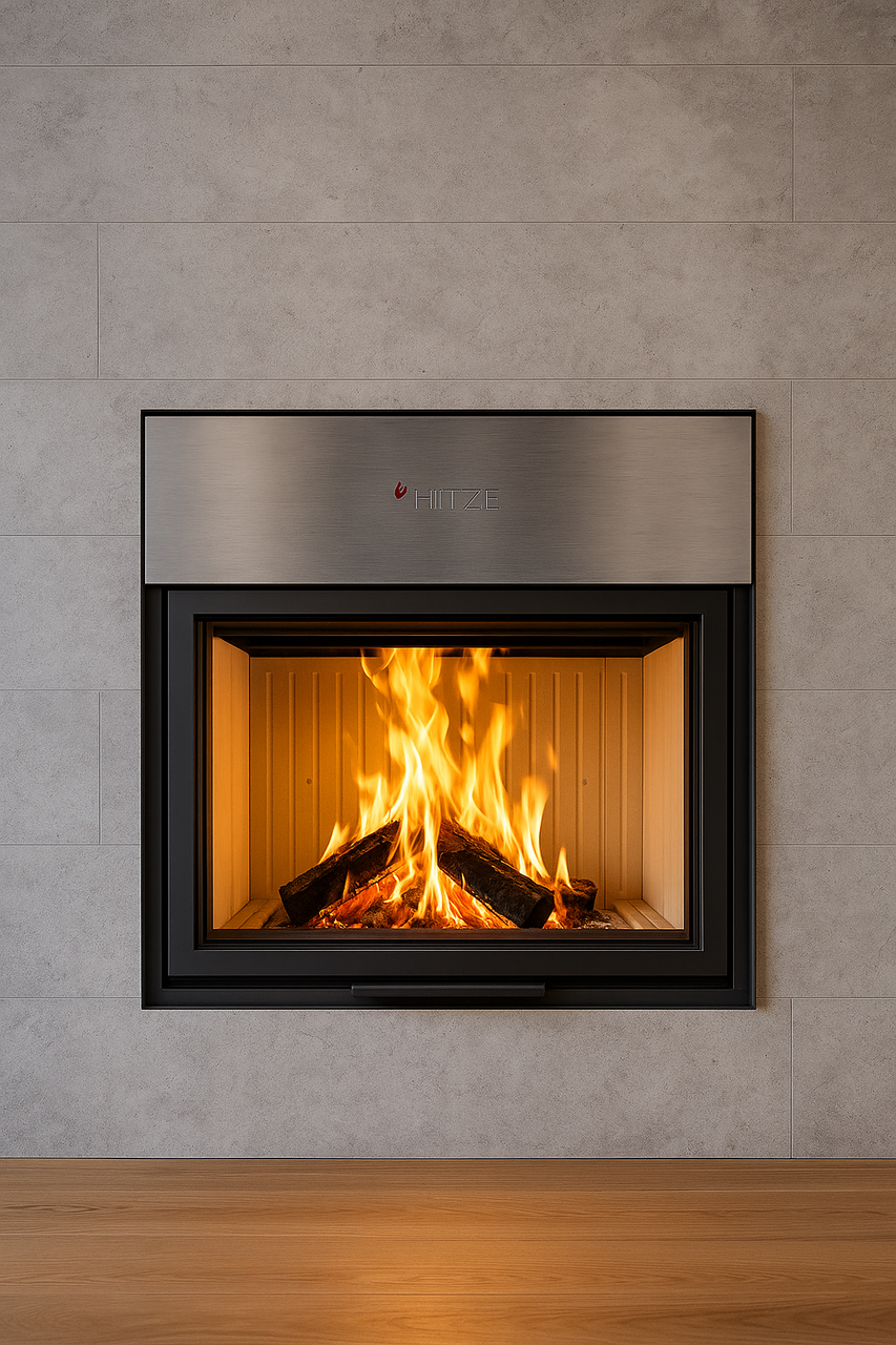 Камінна топка Hitze Albero 19 кВт ,дров’яна, з гільйотиною, фото 1