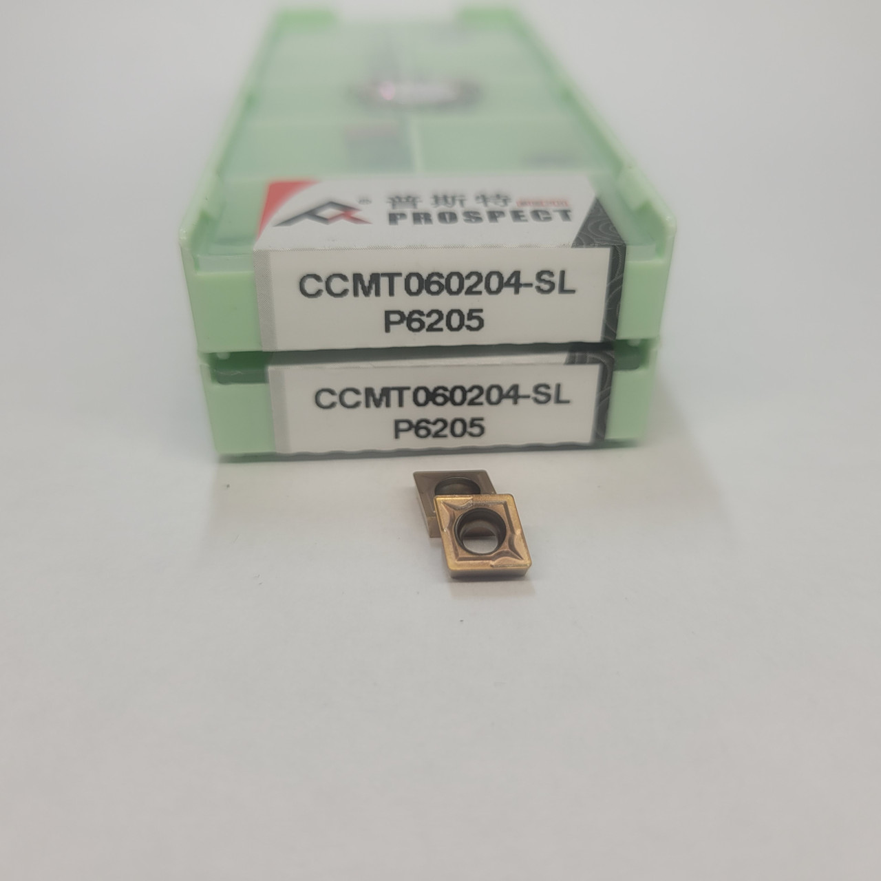 CCMT060204-SL P6205 PROSPECT (Сталь, Нержавіюча сталь) Твердосплавна пластина