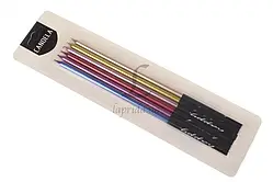 Набір свічок 6шт.(мікс)