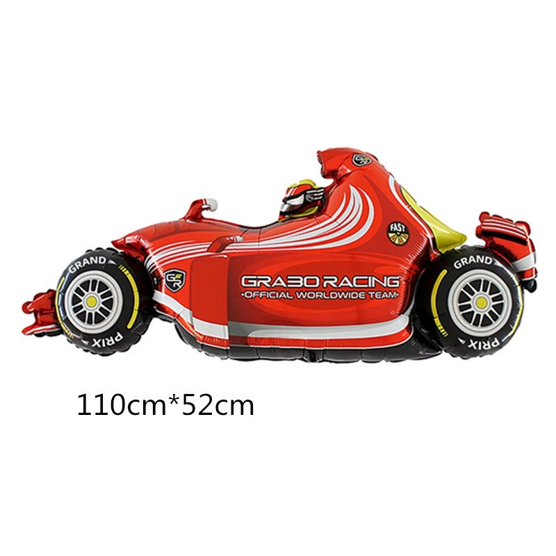 Фольгована кулька фігура Гоночна машина 110х52 см, фото 1