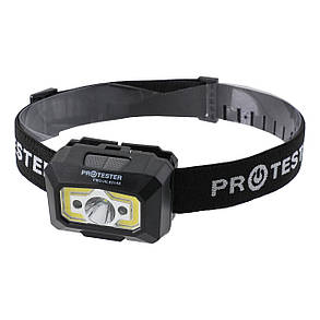 Ліхтарик налобний світлодіодний акумуляторний LED+COB PROTESTER PRO-HL0314S, фото 1