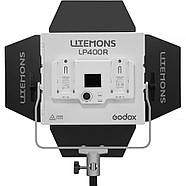 36W Світлодіодна LED-панель Godox Litemons LP400 RGB 23х20х7 см, відео фото світло 1800-10000K, автономному, фото 10