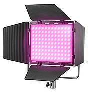 36W Світлодіодна LED-панель Godox Litemons LP400 RGB 23х20х7 см, відео фото світло 1800-10000K, автономному, фото 9
