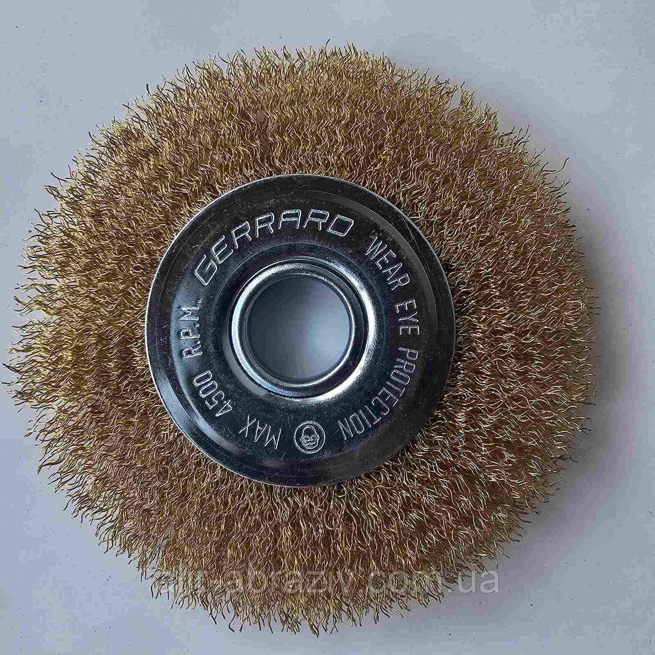 Щітка дискова 125х22 (гофрований дріт), фото 1