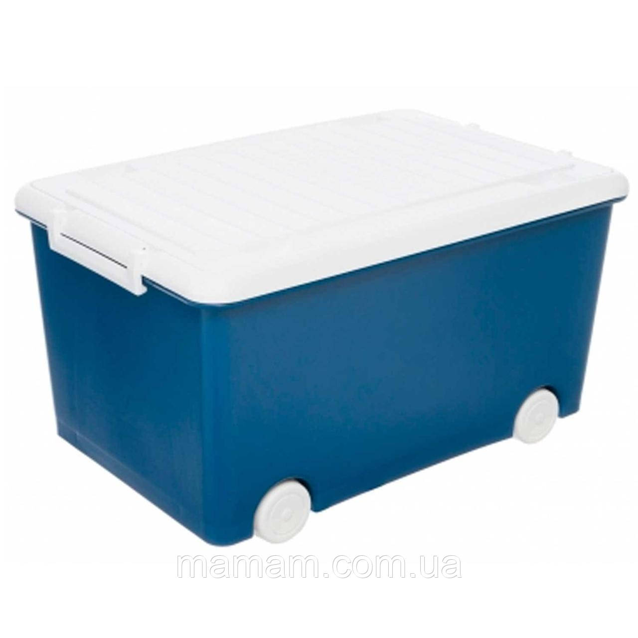 Ящик для іграшок Tega Chomik середній Dark Blue, фото 1