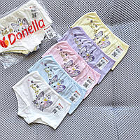 Комплект 5 трусиков шортиков Donella для девочек на 2/3, 4/5, 6/7 лет, 98-128 см. (2/3 л., 98-104 см)
