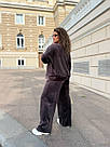 Велюровий спортивний жіночий костюм на молнії зі стрілками р.42-60 SPRING МОККО 769, фото 9