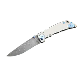 Ніж Spartan Blades - Harsey SHF 3.25 Damascus, Колір: Blue Ano, SF10DMBL