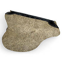 Пітник під сідло Horse Stall сірий повстяний, фото 2