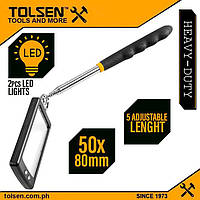Зеркало досмотровое телескопическое с LED-подсветкой Tolsen 66006