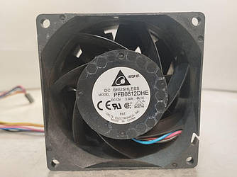 Б/В Вентиляторі (пара) / серверний / 12v 3,3a / 80x80x38 / PFB0812DHE Delta Electronics