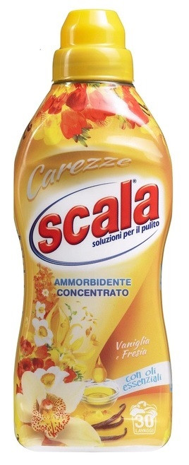 Концентрований кондиціонер-ополіскувач Scala Ammorbidente Vanilla&Fresia 750 мл 30 прань, фото 1