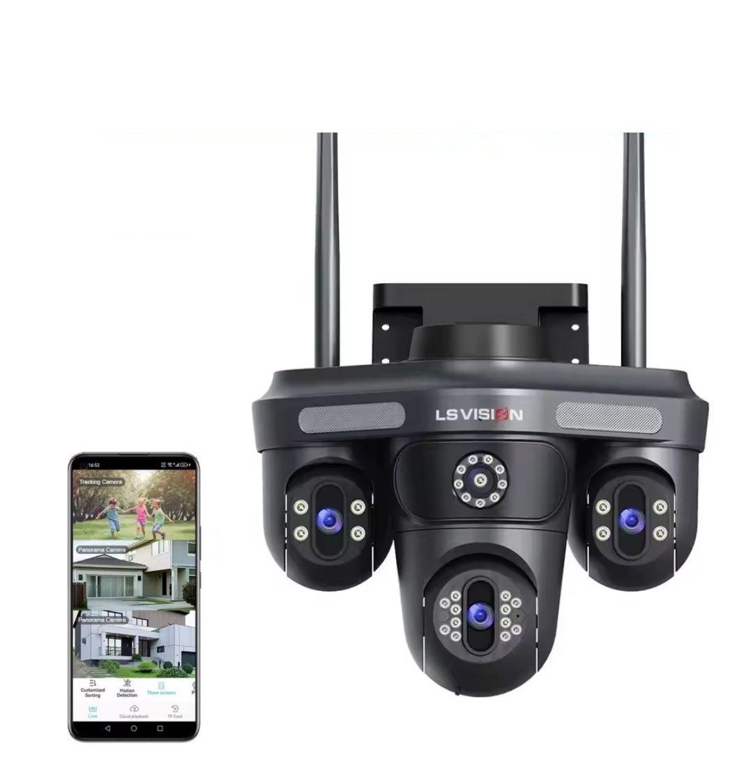 Охоронна поворотна Wi-Fi IP камера LS VISION WL310 15Mp. O-KAM Pro, фото 1