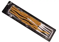 Набір свічок 6шт. 15см (золото)