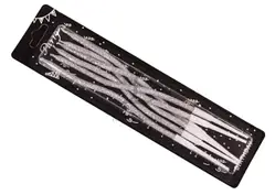 Набір свічок 6шт. 15см (срібло)