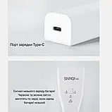 Акумуляторна міні LED лампа для нігтів Snrqi K6 9 Вт 8 діодів з сенсором і таймером, фото 4