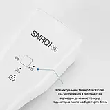 Акумуляторна міні LED лампа для нігтів Snrqi K6 9 Вт 8 діодів з сенсором і таймером, фото 6