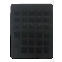 Термостійкий килимок Hots Professional для плойок та вирівнювачів, 24,5*19,8 см, чорний (HP2120)