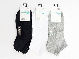 Чоловічі короткі шкарпетки Корона сітка, бавовна спортивні під кросівки, розмір 41-47, 10 пар/уп. асорті