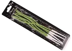 Набір свічок 6шт. 15см (зелений)