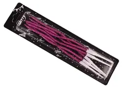 Набір свічок 6шт. 15см (фіолетовий)