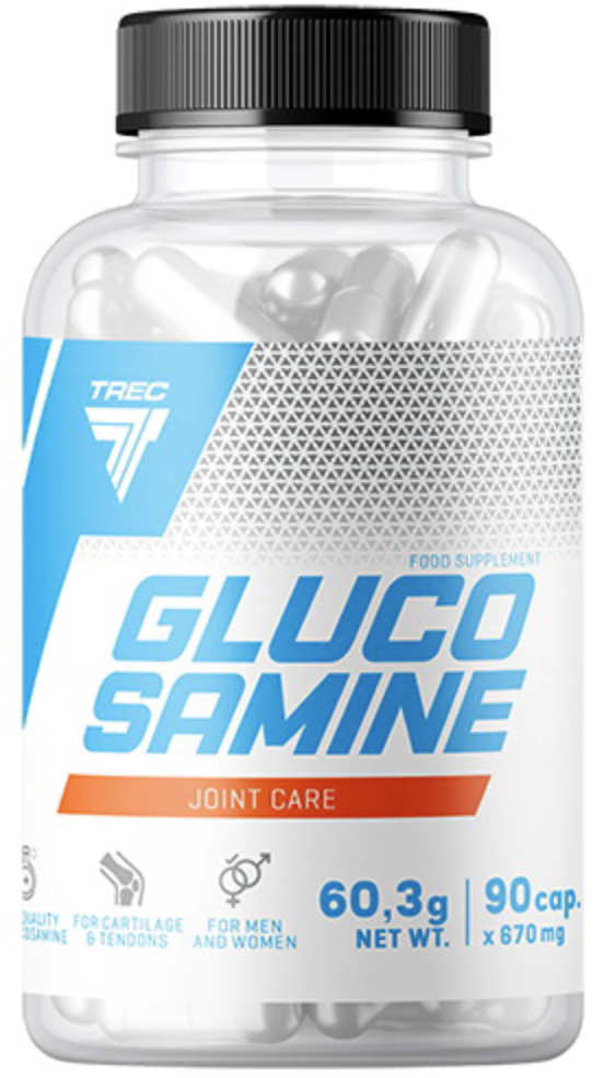 Для суглобів глюкозамін TREC Glucosamine 90 капсул, фото 1