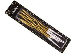 Набір свічок 6шт. 15,5см (золото)