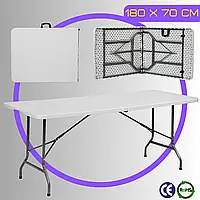 Стол Раскладной Туристический 180 см для Пикника для Кейтеринга Садовый Стол - Чемодан Bonro BS до 150 кг