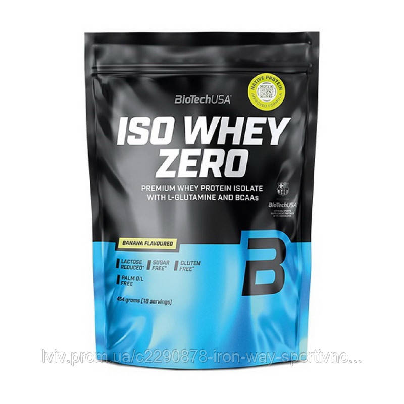 BioTech Iso Whey Zero (454 g, hazelnut), фото 1