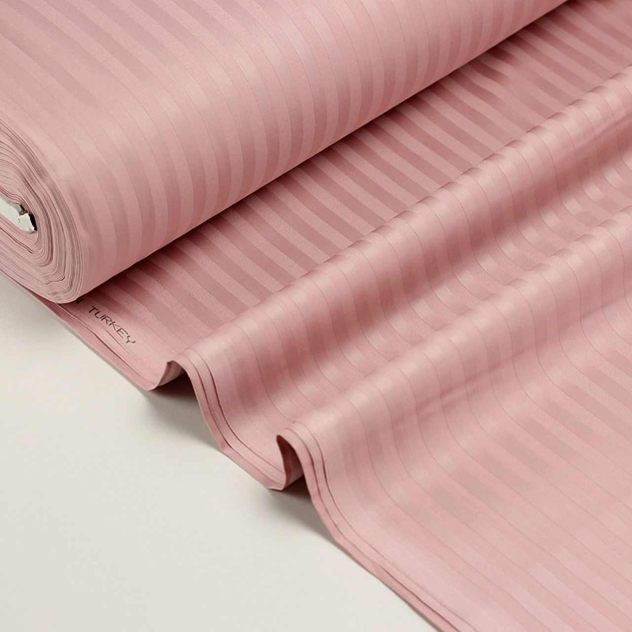 Страйп сатин колір димчастої троянди 1*1 см ширина 240 см № VS-SB-2013, фото 1