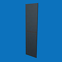 Розбірна перфорована панель для торгівлі 50×200 см, S-0,8 мм, з отвором 5х5, чорна