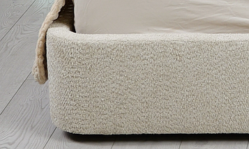 Ліжко Афіна тканина букле бежевий з підйомним механізмом 160*200 см, фото 4