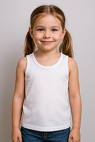 Майка дитяча стрейч-кулір