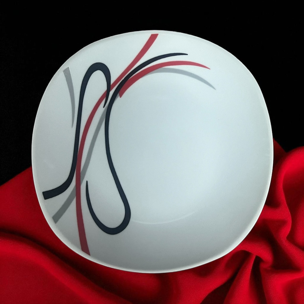 Тарілка квадратна десертна 19см Абстракція 24-168 Vinnarc