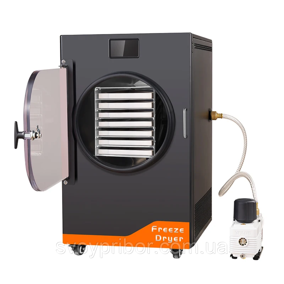 Сублімаційна сушильна шафа DFD-20 (20 кг, 7 лотків, 3200 Вт, -45 °C) ліофілізатор для фруктів, овочів та ін., фото 1