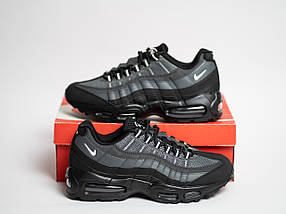 Чоловічі кросівки Nike Air Max 95 Black чорні з сірим