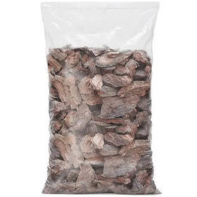 Кора соснова КРУПНА фракція прозорий мішок 50л