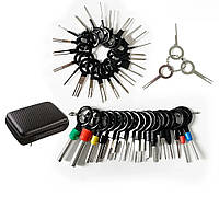 Набір знімачів-екстракторів клем з роз'ємів (41 шт) з кейсом — інструмент автоелектрика