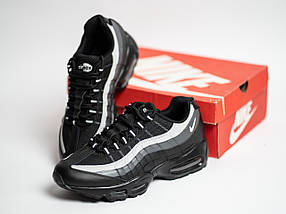 Чоловічі кросівки Nike Air Max 95 Black чорні з білим