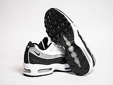 Чоловічі кросівки Nike Air Max 95 Gray сірі з білим, фото 3