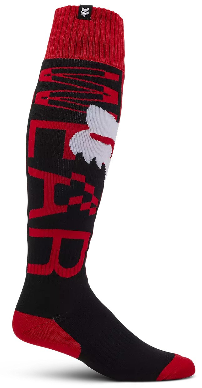 Мотошкарпетки Fox 180 Race Spec чорний/червоний, M