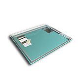 Дзеркало з LED підсвічуванням 500 х 600 мм., фото 6