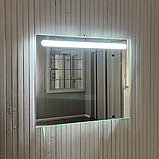 Дзеркало з LED підсвічуванням 500 х 600 мм., фото 4