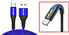 Кабель QC3.0 Type C для швидкого заряджання 3 А 0.5 метра СИНІЙ, фото 2