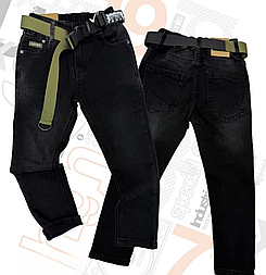 Дитячі стильні джинси в чорному кольорі в 152 розмірі