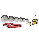 Паяльник для пластикових труб TPW-2406 2400 Вт з насадками та кейсом, фото 4