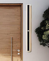 Сучасний світильник для саду з датчиком руху SAVANE, чорний колір 80 см