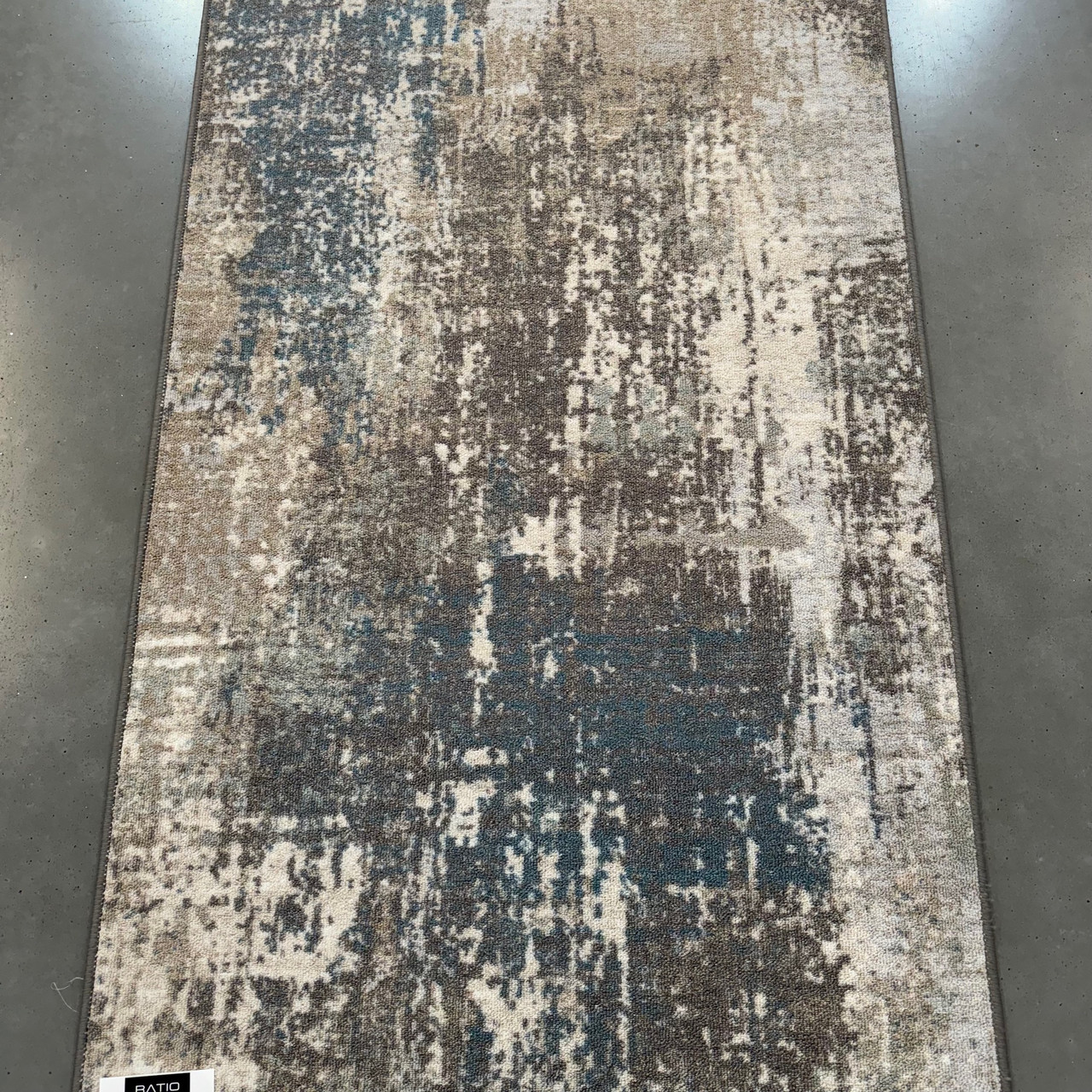 Килимове покриття ширина 4м на гумовій основі Бірюза ATHENS